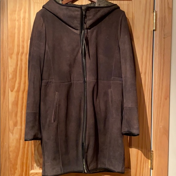 COMSTOCK & Co. Shearling Coat size 8. - Picture 1 of 10